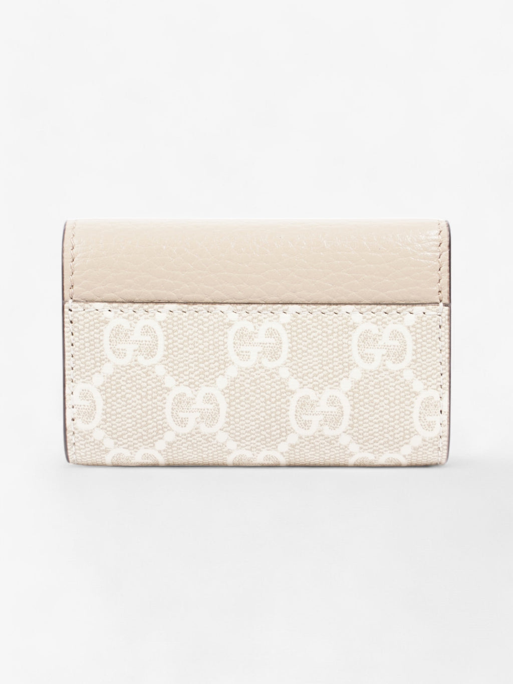 Gucci Key Case Beige Leather
