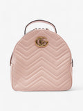 Gucci GG Marmont Backpack Pink Leather