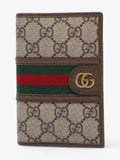 Gucci Ophidia GG  Case GG Supreme / Red / Green Coated Canvas