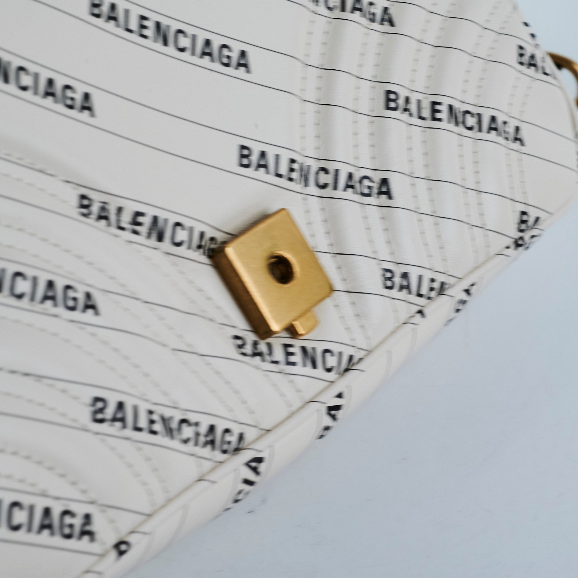 Gucci X Balenciaga Collab Marmont Small White