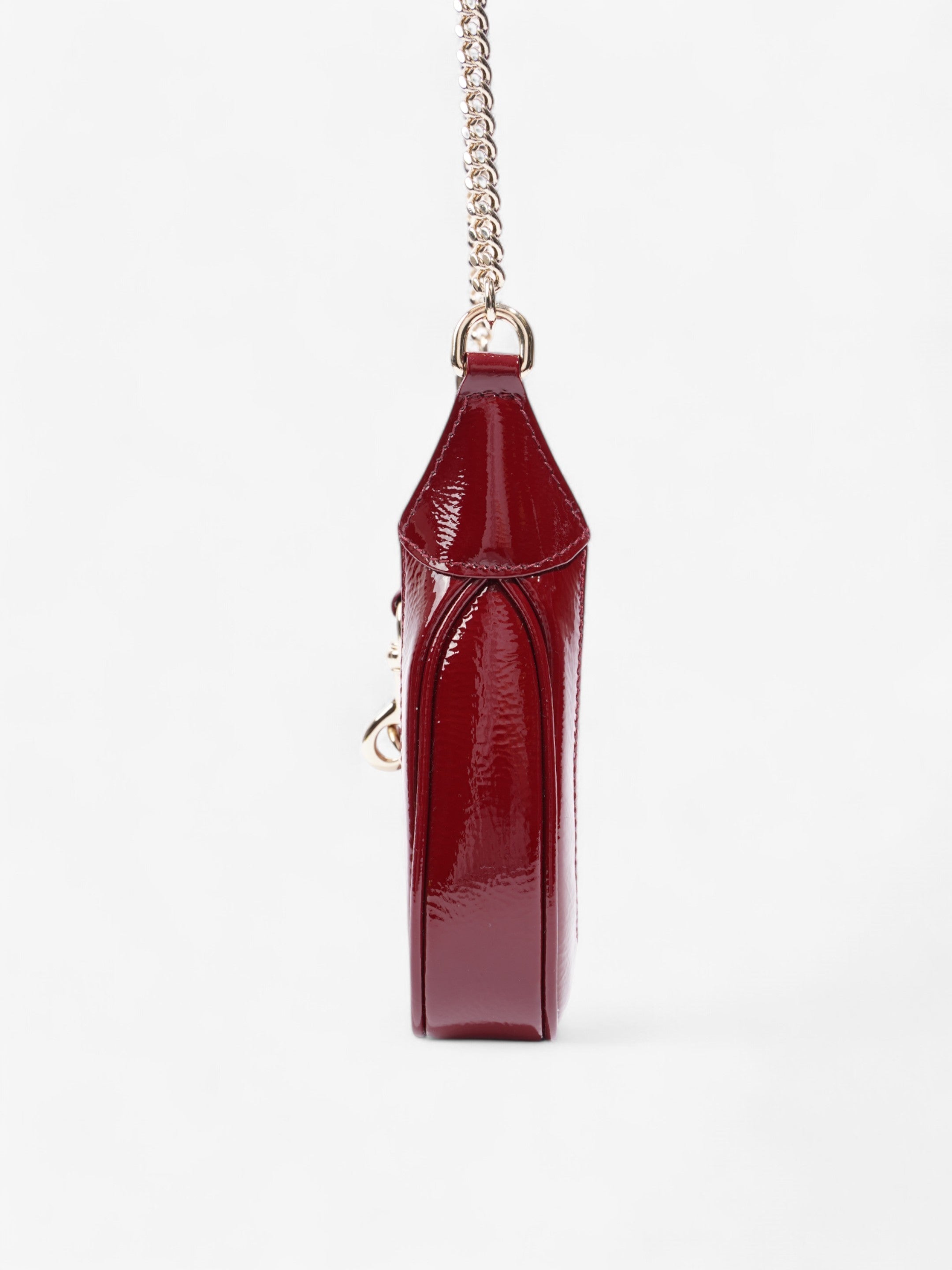 Gucci Jackie Notte Red Patent Leather Mini