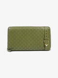 Gucci Microguccissima Continental Wallet Green Embossed Leather