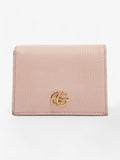 Gucci GG Marmont Compact Wallet Light Pink Leather