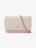 Chanel Classic Wallet On Chain Pale Pink Lambskin Leather