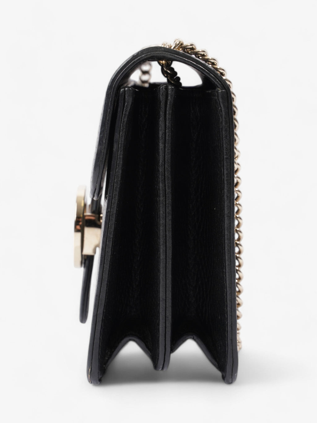 Gucci Interlocking Bag Black Leather Small