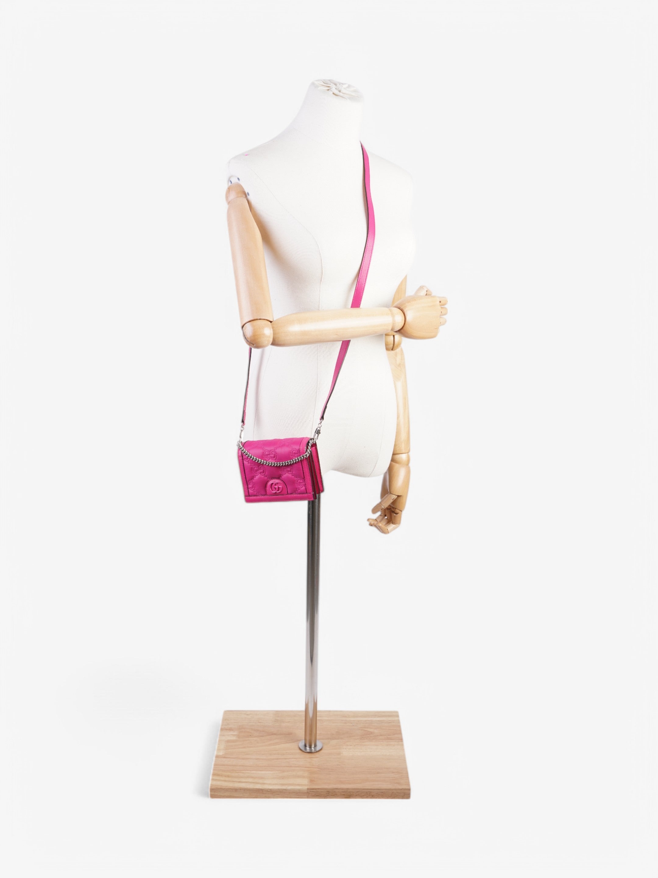 Gucci Lovely Bag Bright Pink Calfskin Leather Mini