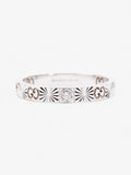 Gucci GG Cut Out Diamond Ring White Gold White Gold 18 (Circumference - 58mm)