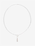 Gucci Trademark Loop Necklace White Gold White Gold