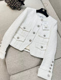 Chanel 22C white jacket size 36