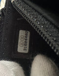 Chanel Black Leather Mini Lambskin Maxi Pearls Clutch on Chain