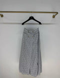 Chanel 22S polka dot striped skirt