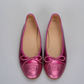 Chanel Ballet Flats 37.5 in Hot Pink