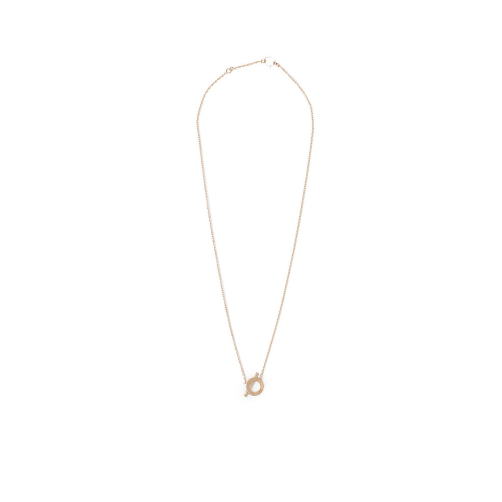 Hermès Finesse Pendant Diamonds and 18k Rose Gold