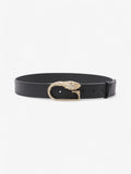 Gucci G Tiger Belt Black / Gold Leather 95cm / 38"