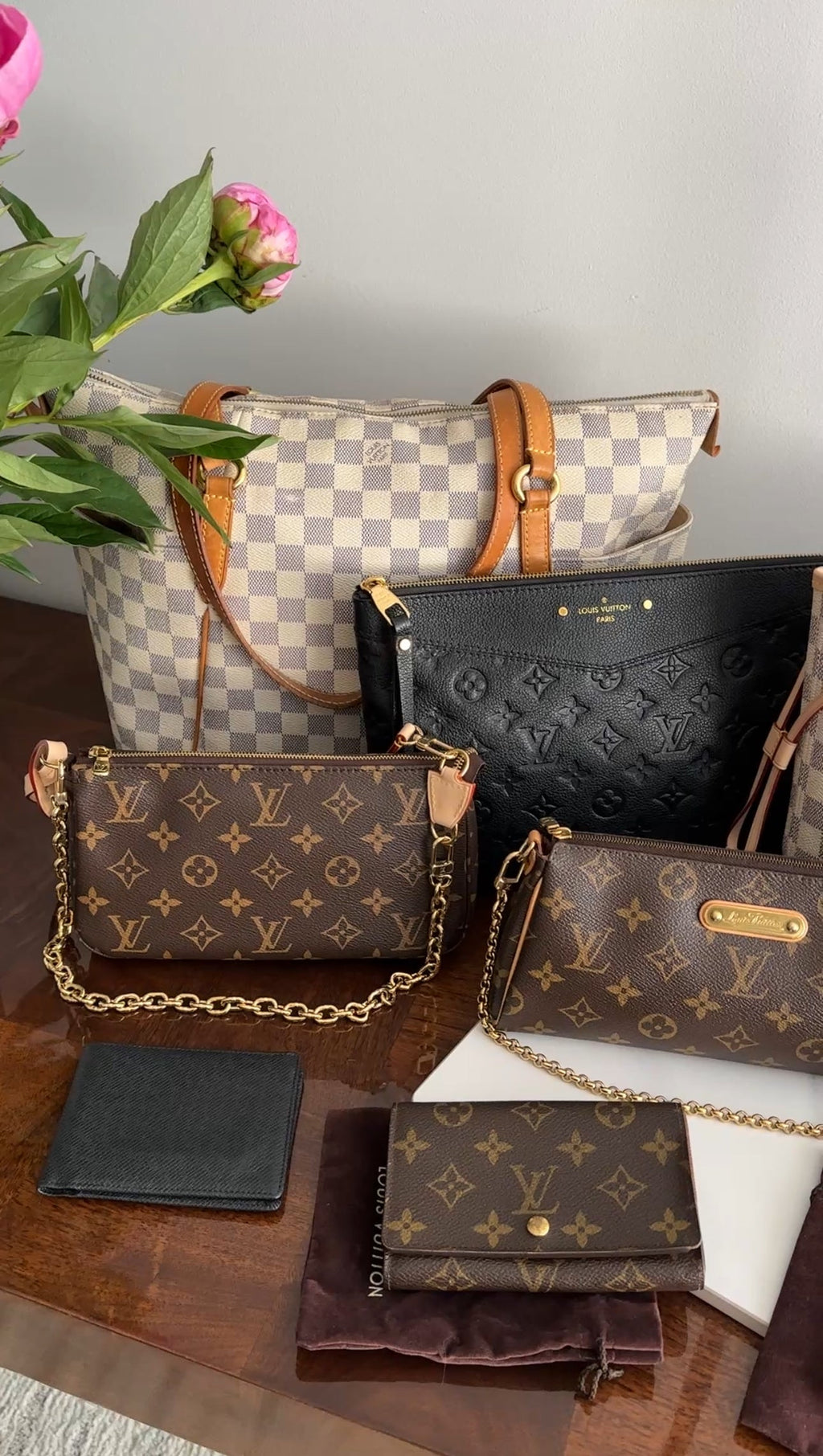 Louis Vuitton Damier Azur Totally MM Zip Tote Bag