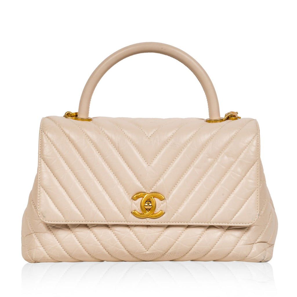 Chanel Coco Handle - Medium - Cream