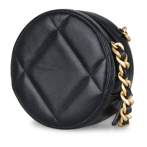 Chanel 19 Round Clutch with Chain