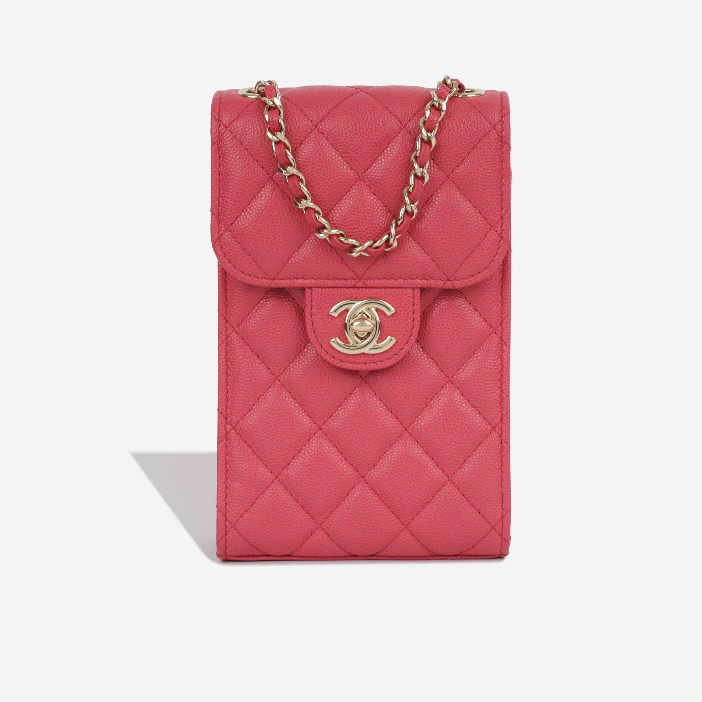 Chanel Vertical Clutch on Chain
