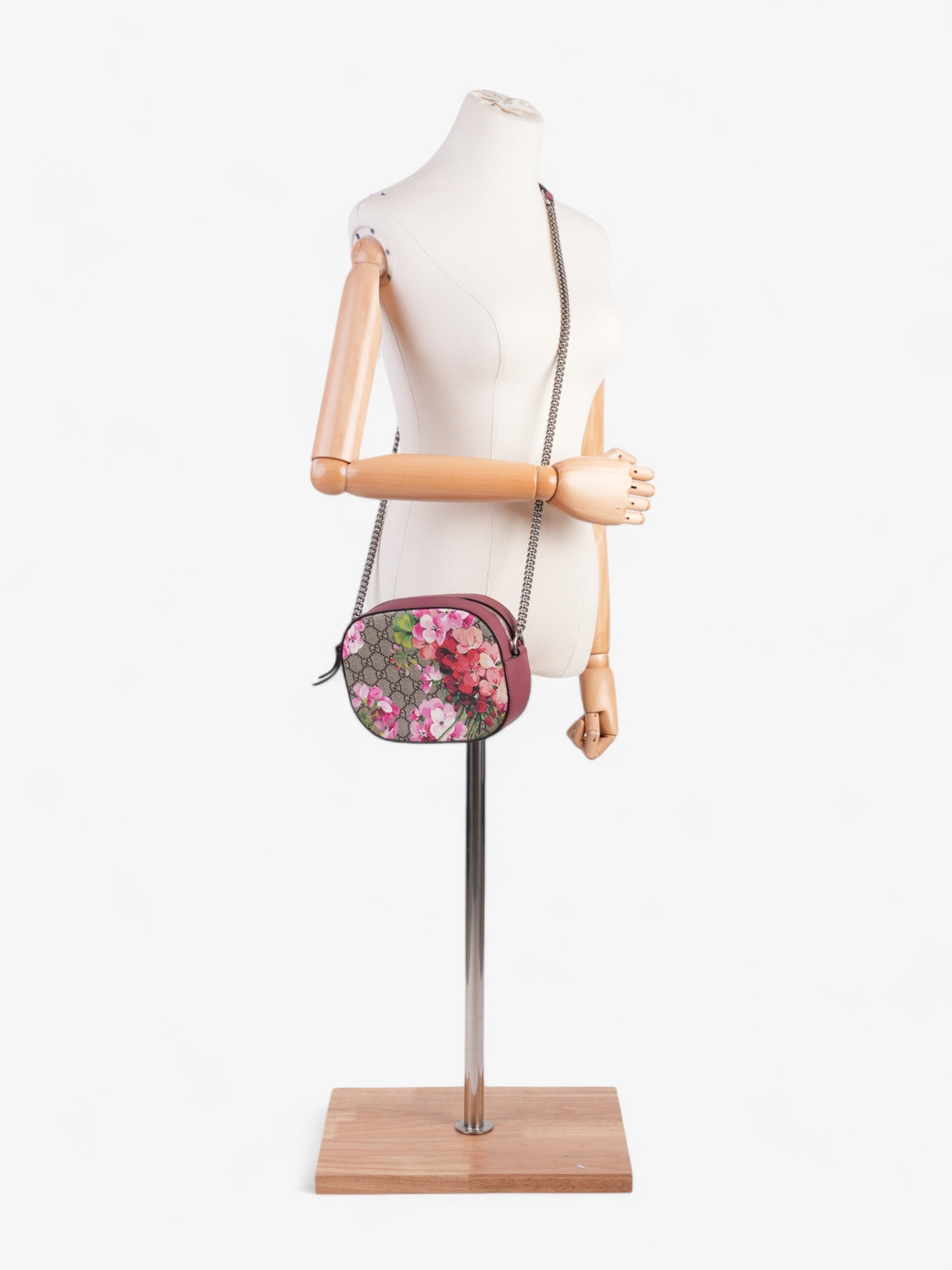 Gucci GG Blooms Chain Bloom Monogram / Dusty Pink  Coated Canvas
