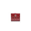 Chanel Patent small Wallet Rouge