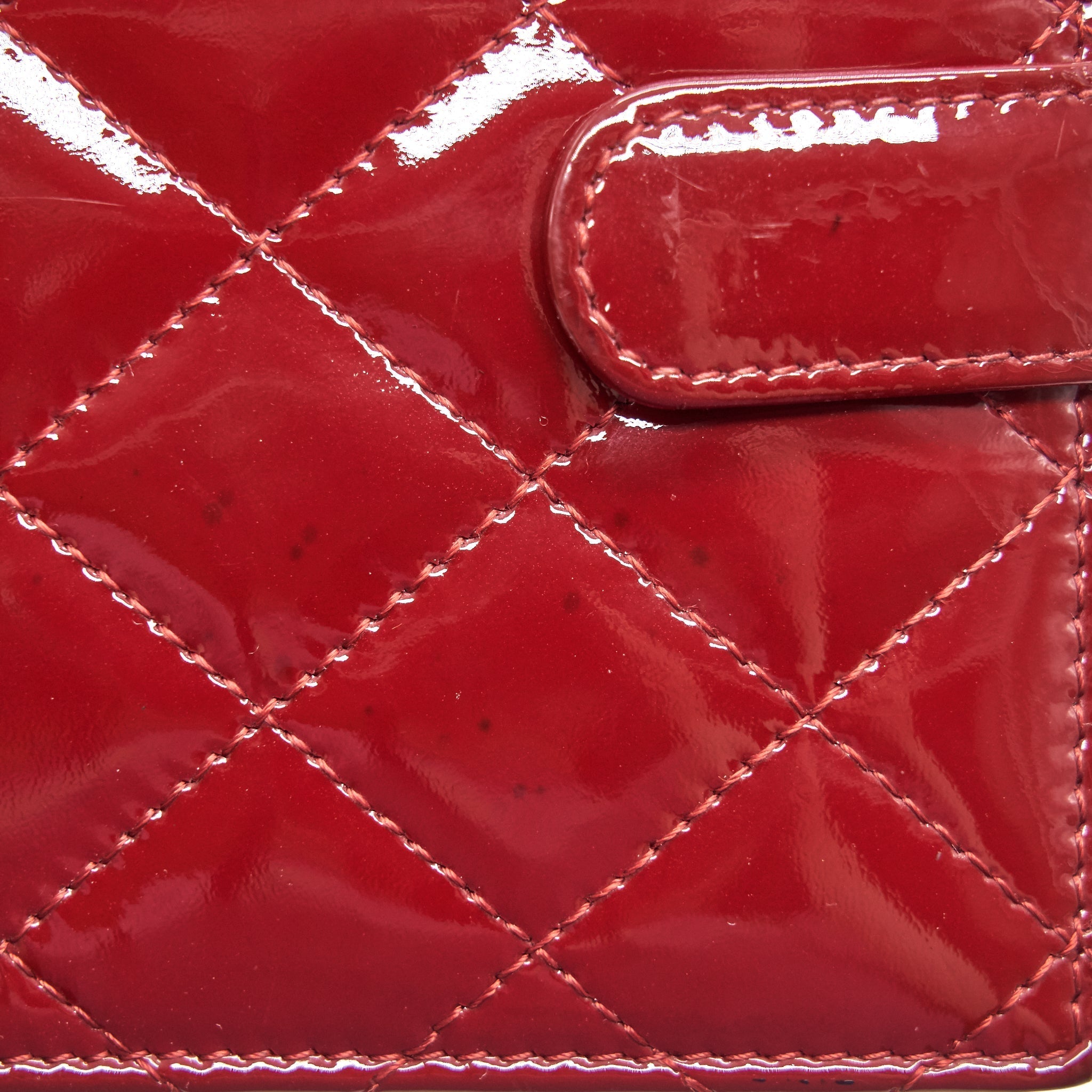 Chanel Patent small Wallet Rouge
