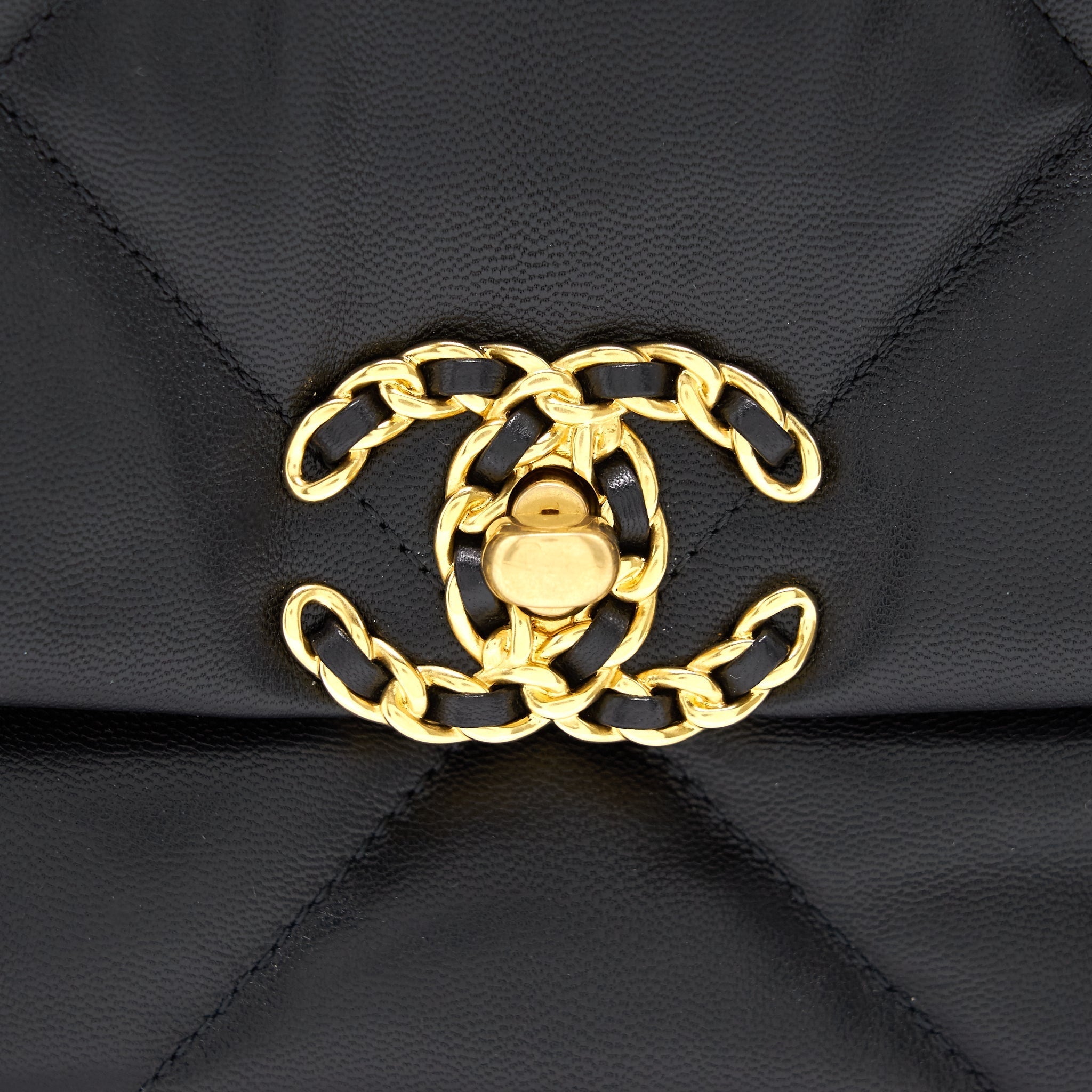 Chanel Large 19 Flap Bag Black