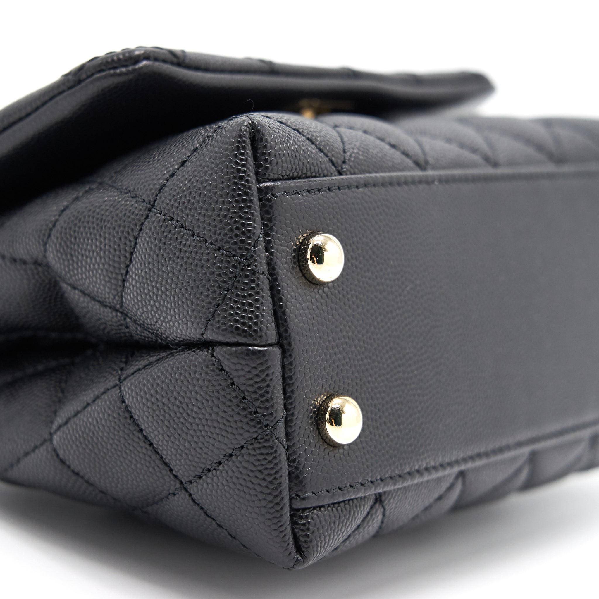 Chanel Coco Handle Extra Mini Black L serial30