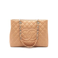 Chanel Grand Shopping Tote Dark Beige