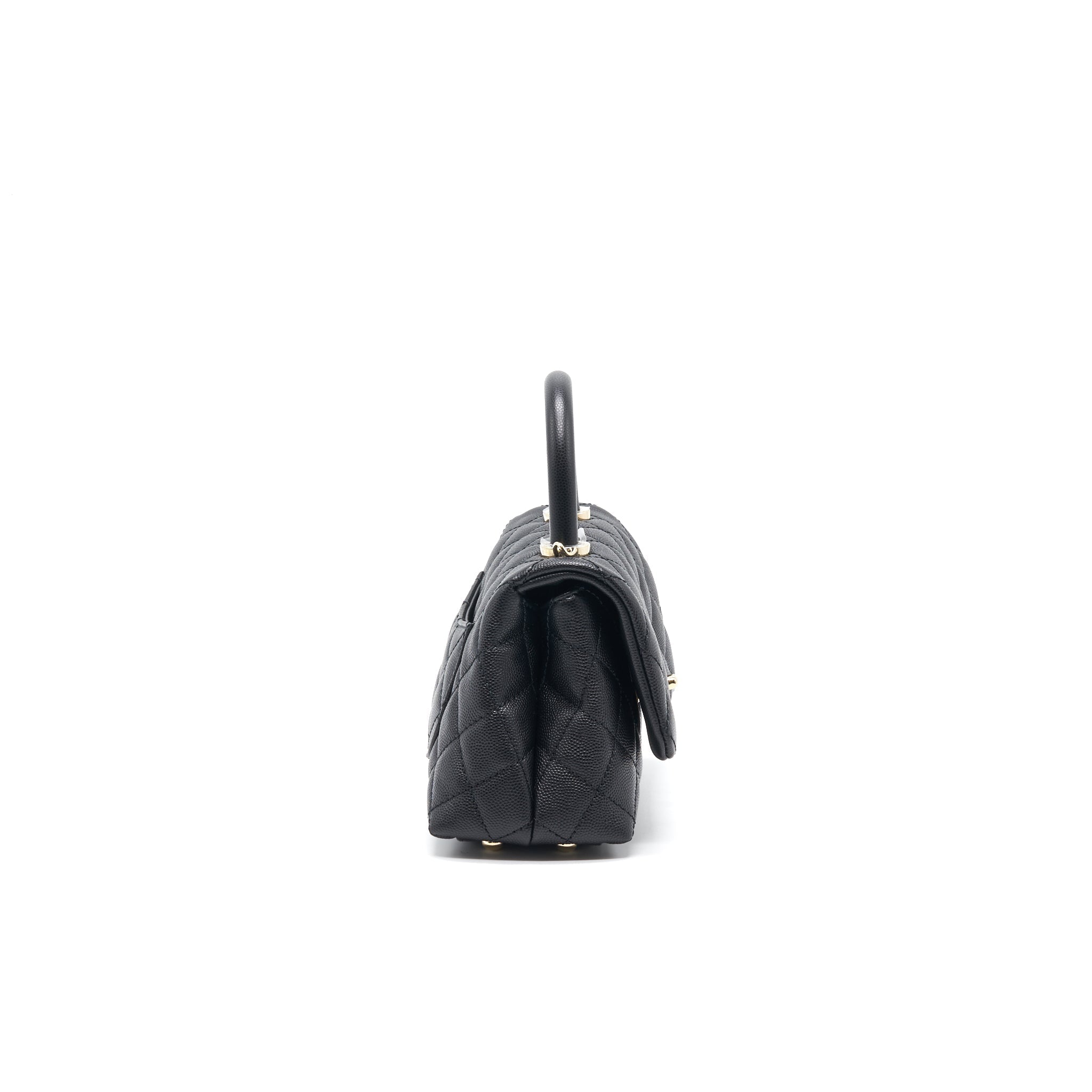 Chanel Extra Mini Coco Handle Flap Bag Black L