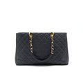 Chanel Caviar XL Grand Shopping Tote GST Black