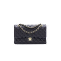 Chanel medium 25cm Classiccal double flap cavier Navy L year 2020