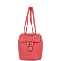 Chanel Mini Urban Spirit Backpack Rose Lambskin Gold Hardware