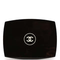 Chanel Minaudiere Compact Clutch Black Acrylic Silver Hardware