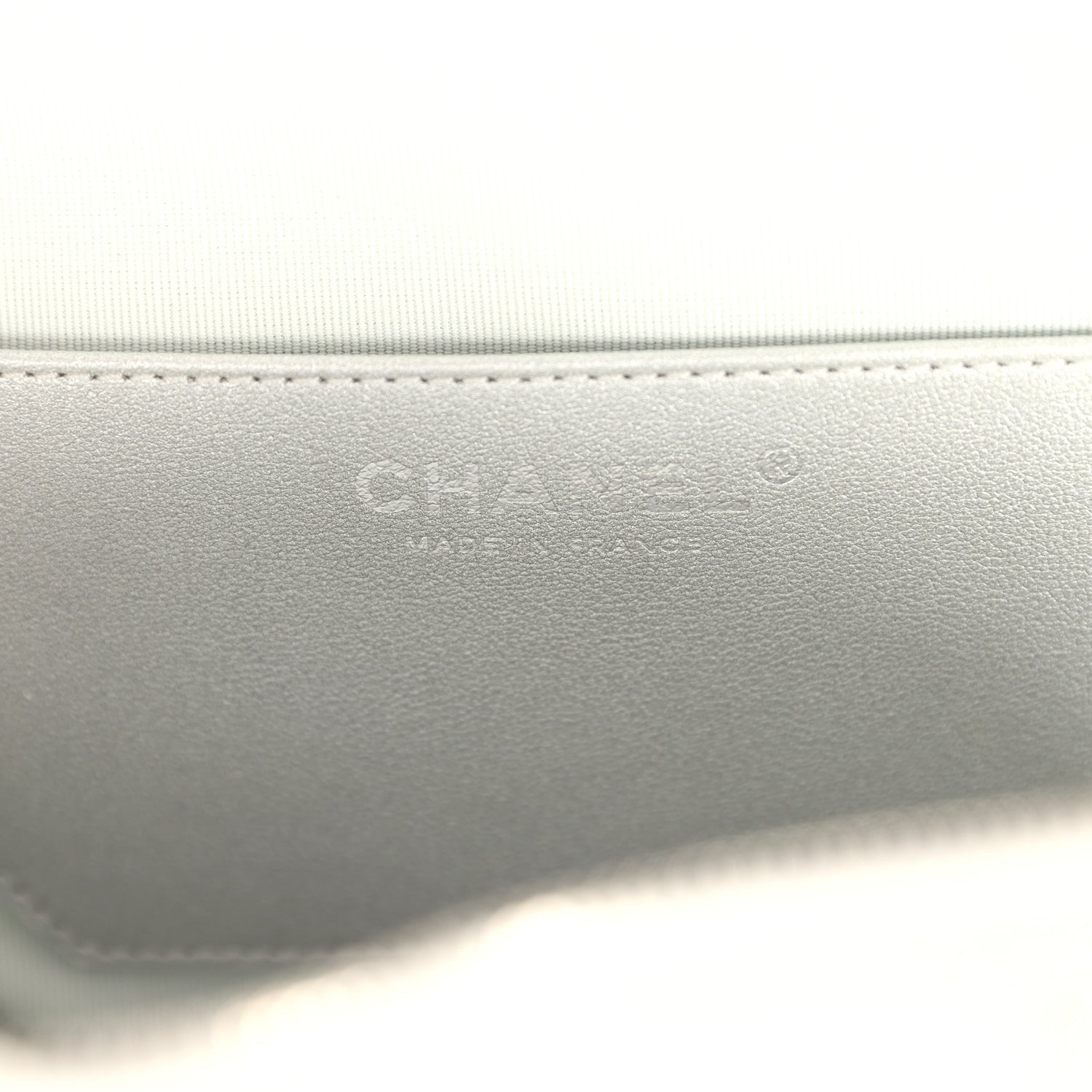 Chanel CC In Love Large Heart Bag with Chain Silver Metallic Lambskin Silver Hardware