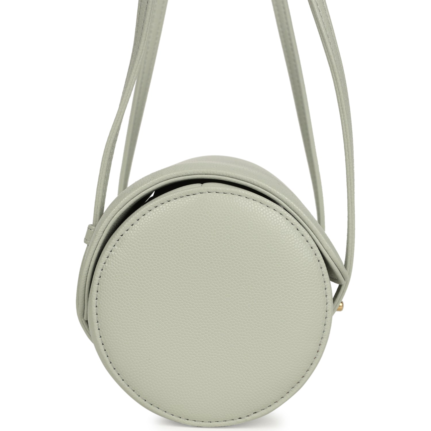 Chanel Preppy Coco Bowling Bag Light Green Shiny Caviar Brushed Gold Hardware