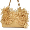 Chanel Small CC Shopping Bag Beige Braided Raffia Gold Hardware