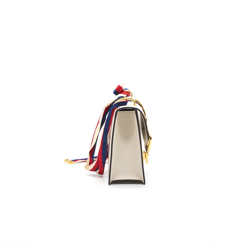 Gucci Sylvie Medium White with Extra Long Strap