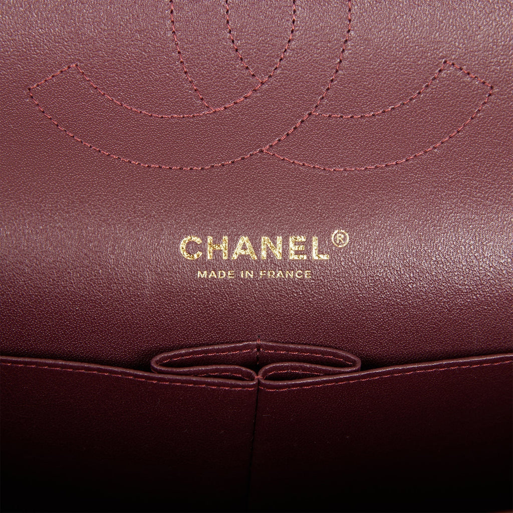 Chanel Jumbo Classic Double Flap Bag Black Caviar Gold Hardware
