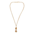 Chanel Vintage Gold Plated Interlocking CC Necklace