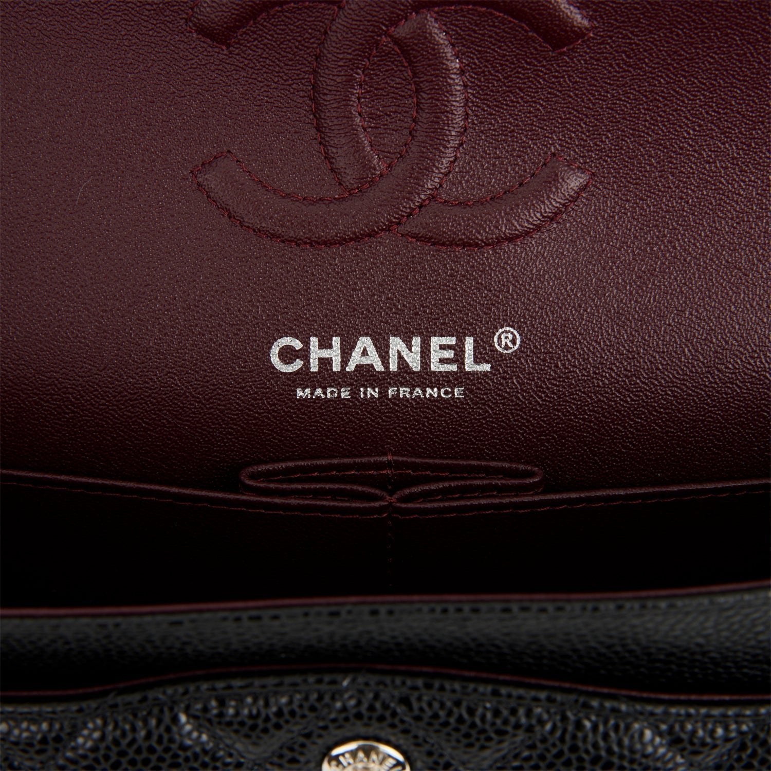 Chanel Small Classic Double Flap Black Caviar Silver Hardware