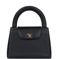 Chanel Vintage Large Kelly Black Lambskin Gold Hardware