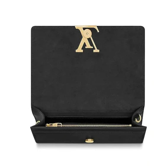 Louis Vuitton Pochette Louise Chain Clutch - Black