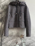 Chanel 24B Black, Ecru & Red Stretch wool tweed jacket