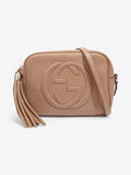 Gucci Soho Disco Bag Beige Leather Small