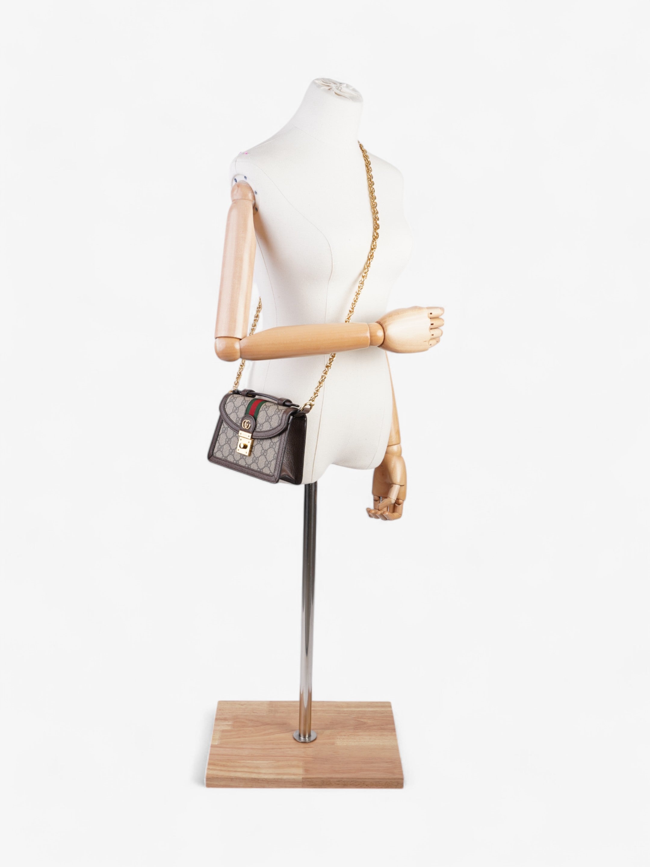 Gucci Ophidia GG GG Supreme / Brown Canvas Mini