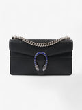 Gucci Dionysus Black / Blue Calfskin Leather Small