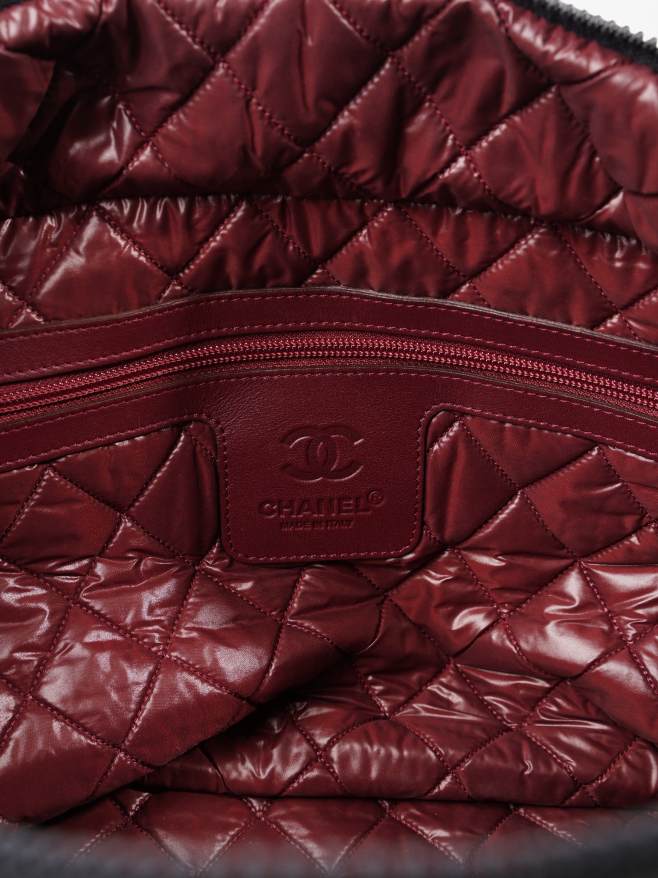 Chanel Cocoon Tote Black Nylon