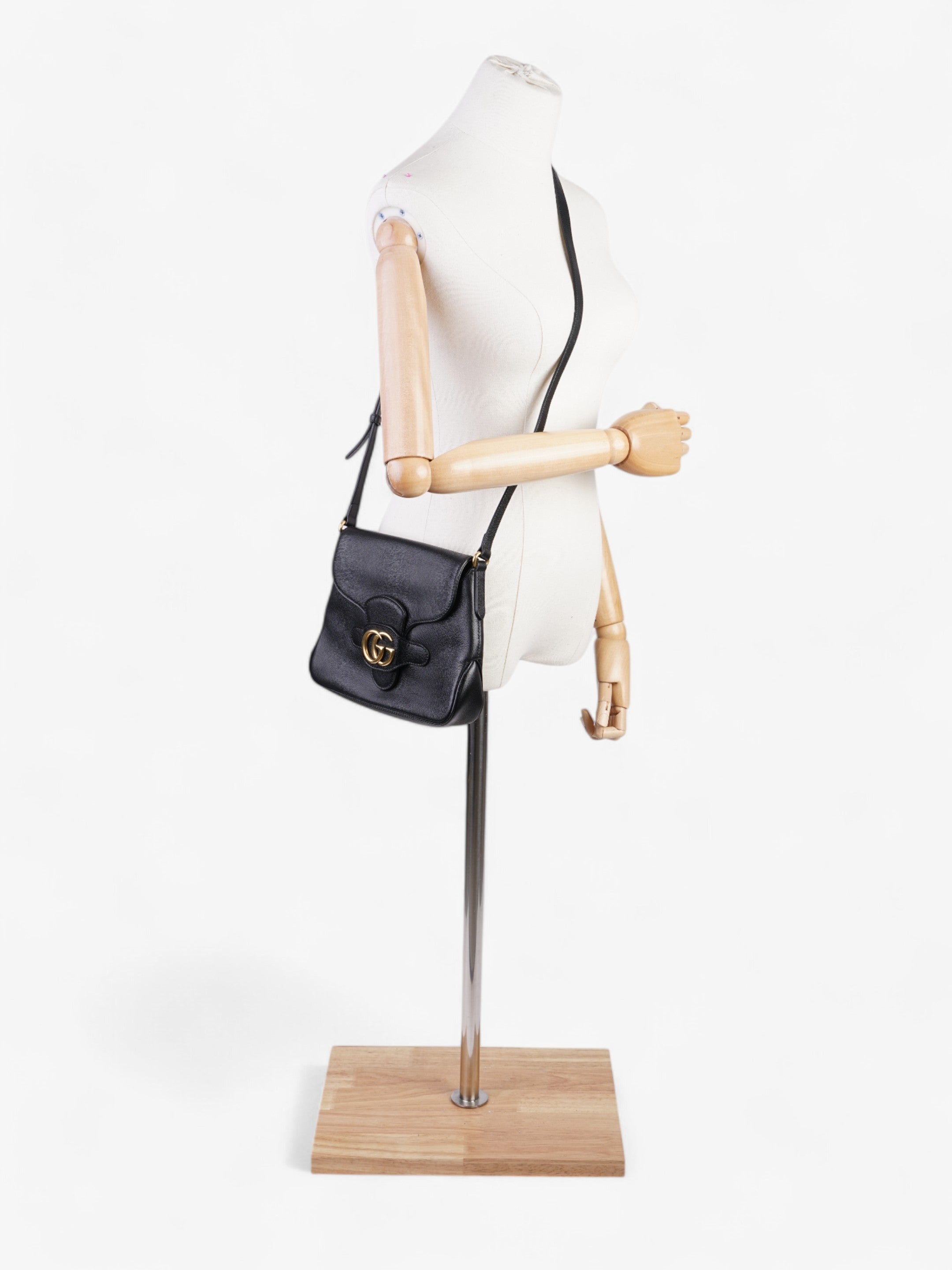 Gucci Dahlia Black Leather