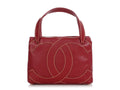 Chanel Vintage Red Caviar Hand Bag