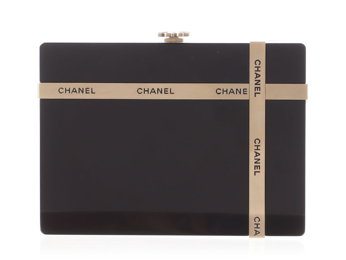Chanel Plexiglass Gift Box Minaudière